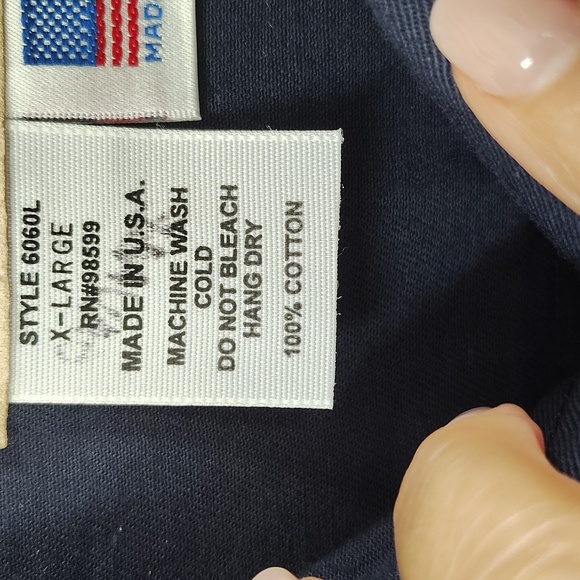 Schaefer Outfitters Pearl Snap Down Size XL navy Western Long Sleeve Shirt USA - Picture 7 of 11